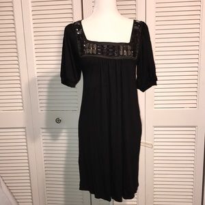 Bejeweled Black Party dress in size M!